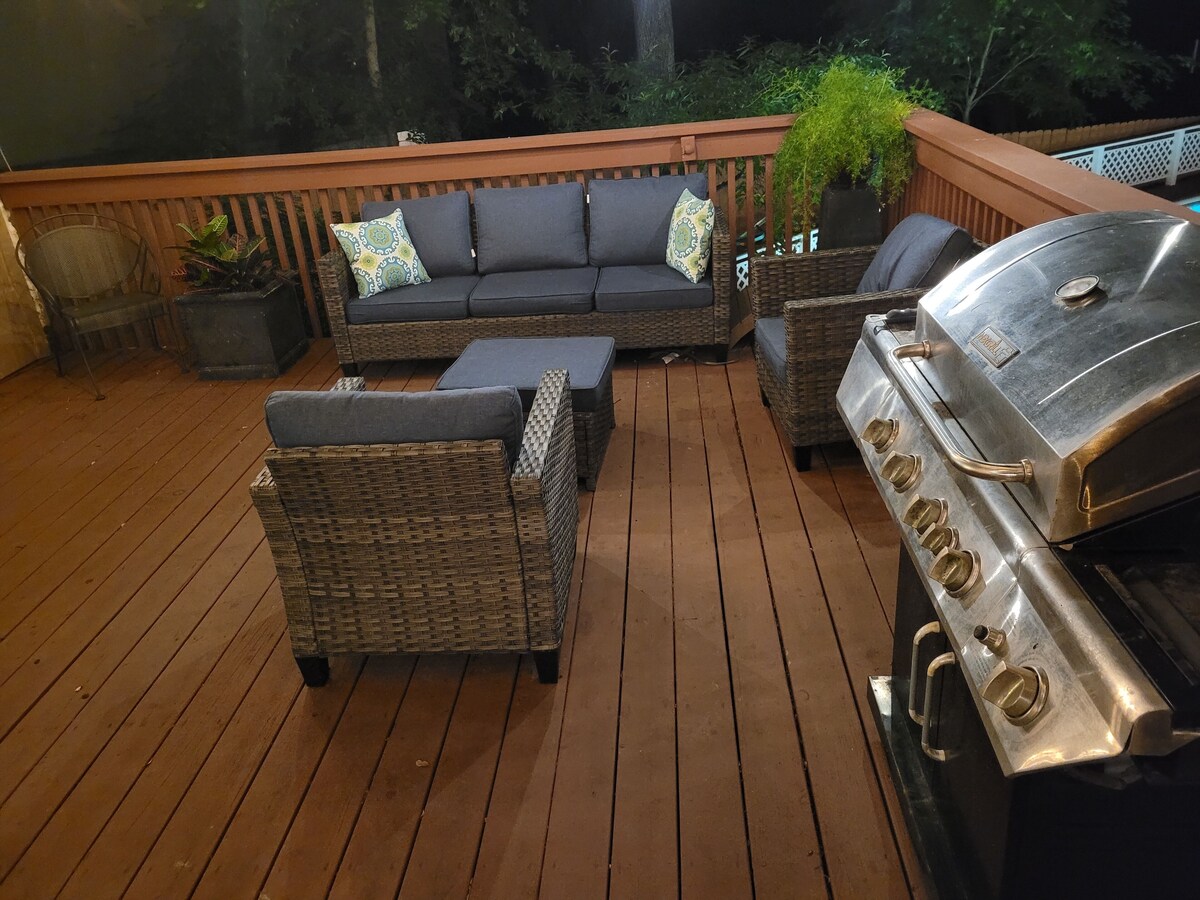 Photo 21 of Private Austin Oasis, sleeps 10+, 4 Rooms, Game, Campfire, Playscape, Pool, Tent