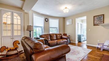 Een smart-tv, een open haard, videogames en een dvd-speler