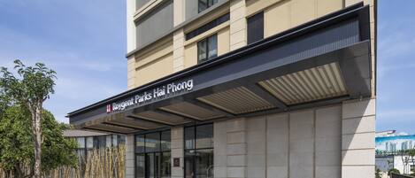 Fassade der Unterkunft