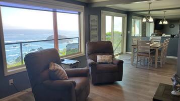 Smart TV, chimenea, reproductor de DVD y libros