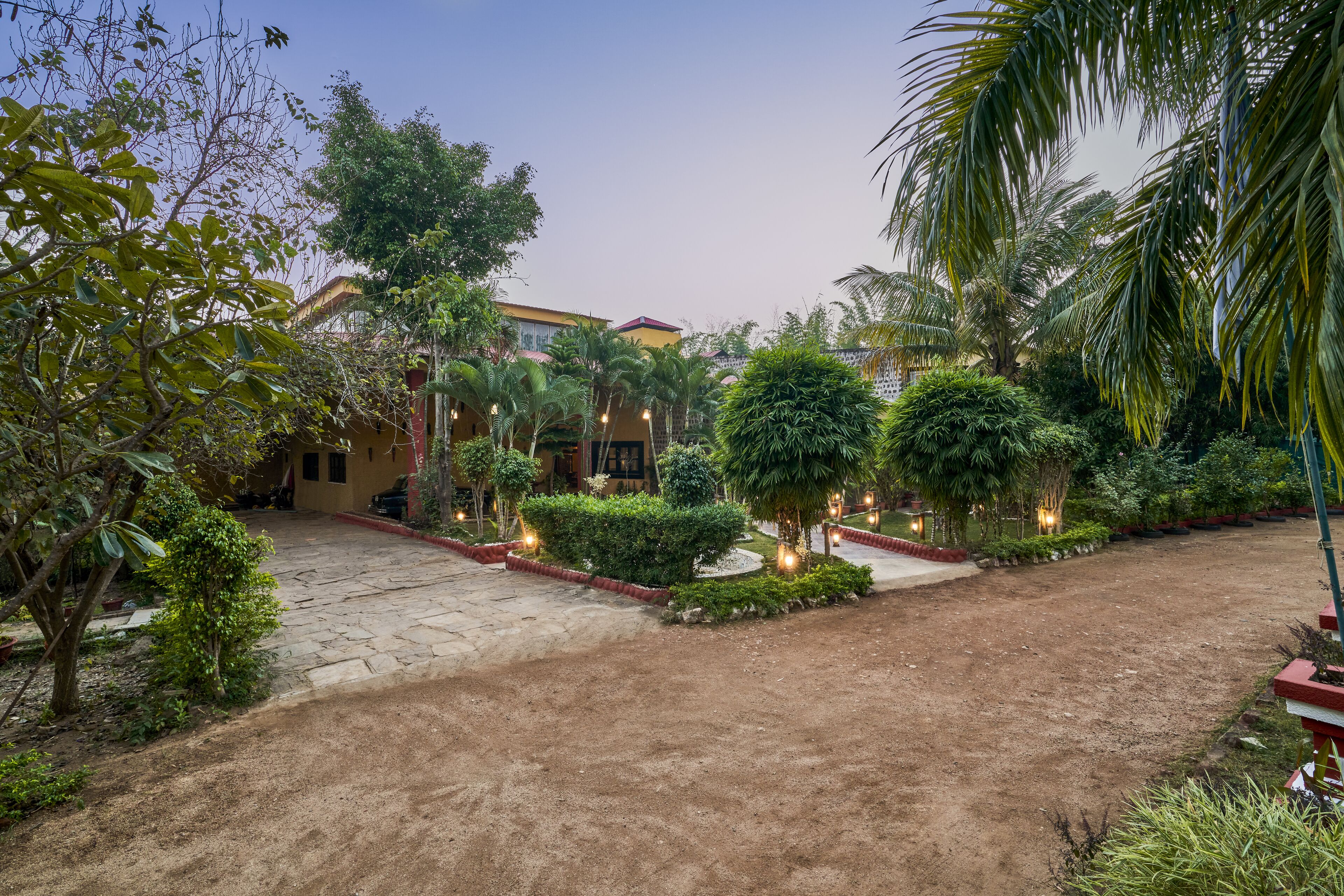 Front of property – evening/night