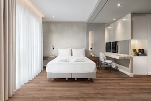Superior Double or Twin Room | Premium bedding, memory-foam beds, minibar, in-room safe - Ivis 4 Boutique Hotel (Athens)