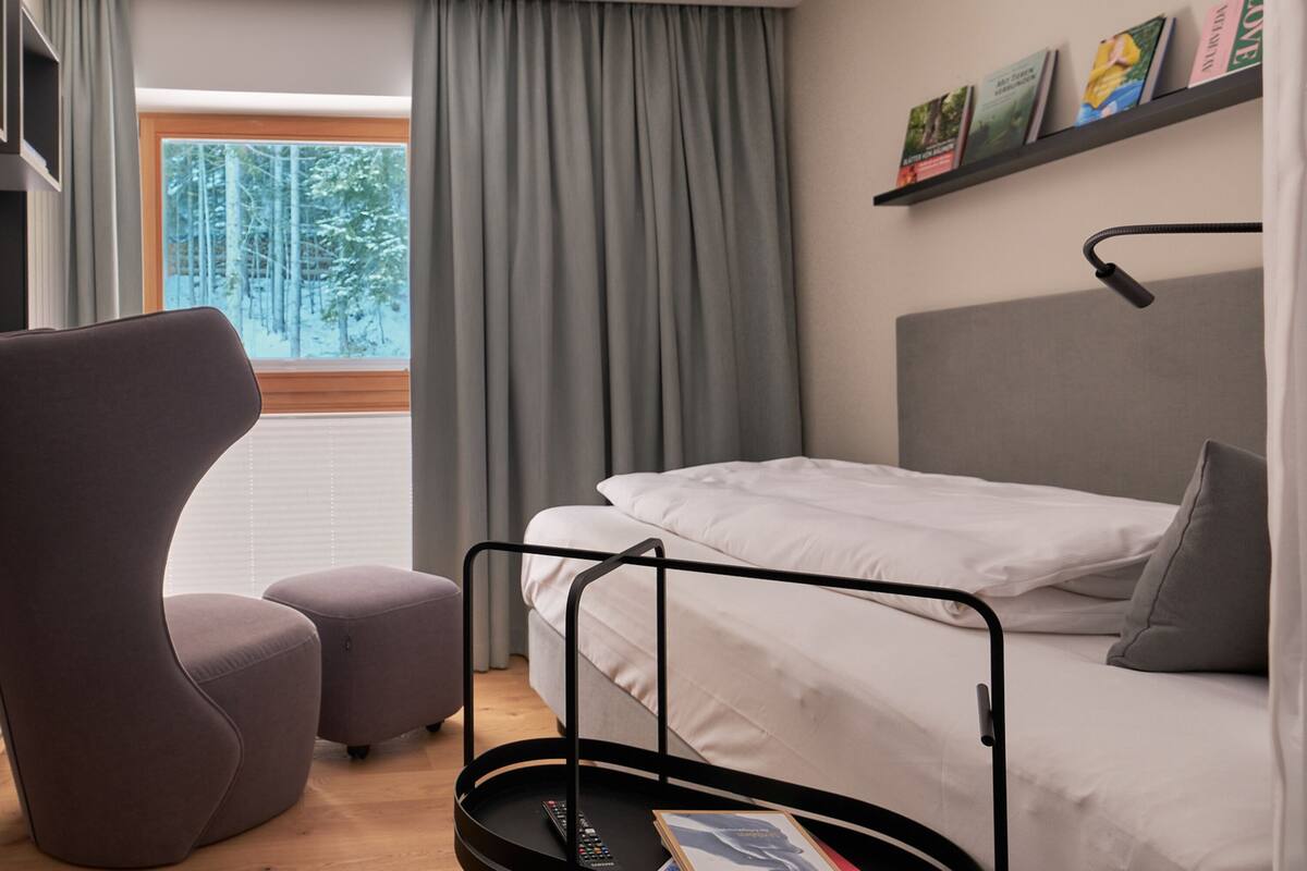 Chambre Simple Confort, non-fumeur, vue jardin (Kuschelzimmer) | Vue de la chambre