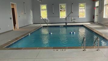 Indoor pool, a heated pool