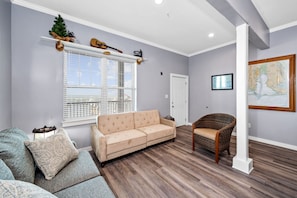 TV - Fort Morgan Marina 2 | 1BR Waterfront Condo | Bay View (Gulf Shores)