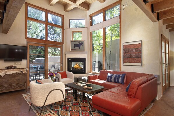 Fireplace, offices, printers