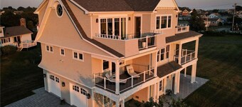 Live Your Dream! Custom Beach House With Ocean Front Views, Steps to the Beach!