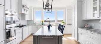 Live Your Dream! Custom Beach House With Ocean Front Views, Steps to the Beach!