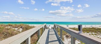 Gulf Front Townhome w/Private Beach Access & Stunning Views | Great for Families