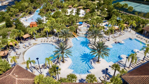 A heated pool - Pilgrims Paradise Solterra: Pool/Spa, Games Room (Davenport)