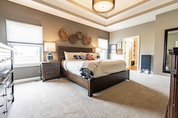 3 bedrooms, desk, iron/ironing board, free WiFi