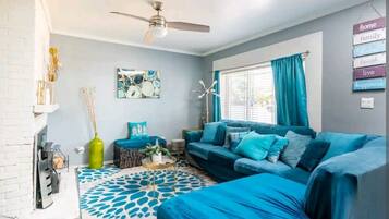 TV connectée, cheminée