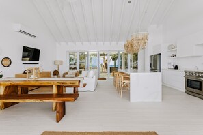 Beach House | Private kitchen | High chair - Long Bay Beach Resort (West End)