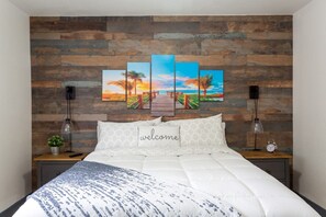 2 bedrooms, iron/ironing board, travel crib, free WiFi