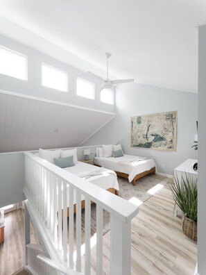 2 bedrooms, iron/ironing board, travel crib, free WiFi