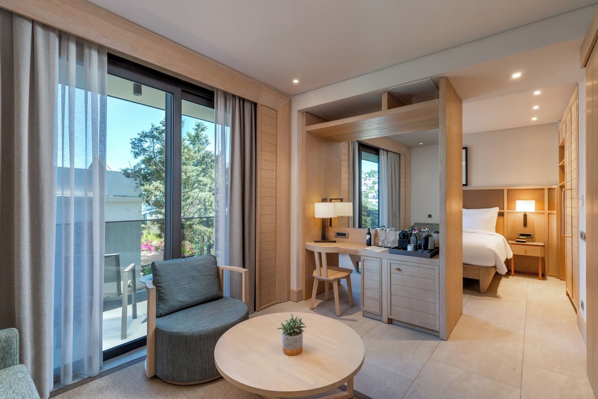 Suite familiar, 2 camas matrimoniales | Ropa de cama de alta calidad, edredón y minibar