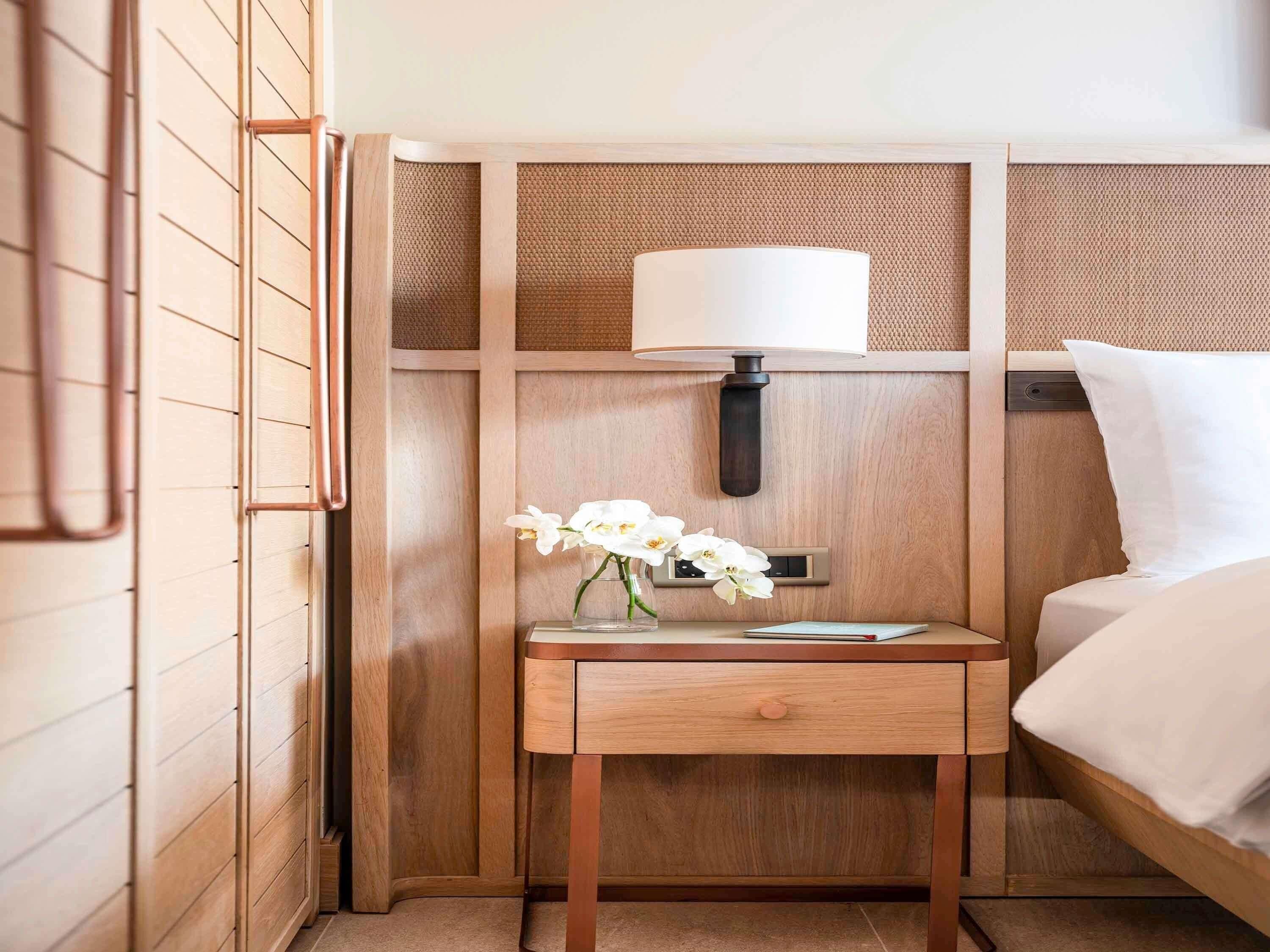 Literie de qualité supérieure, couette en duvet d'oie, minibar