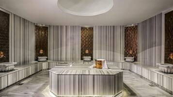 Couples treatment room(s), sauna, steam room, body treatments
