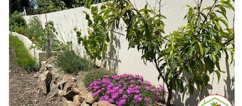 Charmant studio meublé avec terrasse et jardin au sud pour 2p, proche bourg