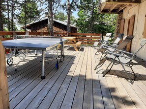 Outdoor dining - Chalet du grand Cėdre - 5 rooms 8 pers. (Bédoin)
