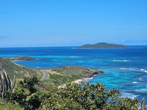On the beach, sun loungers, beach towels - Wave Away!! A Gorgeous Beachfront home with private pool!! (Christiansted)