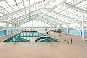 Indoor pool, a heated pool