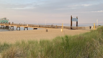 Vlak bij het strand