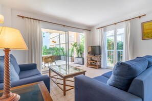 Televisión y reproductor de DVD 