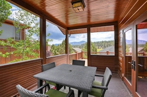 Unclassified image, 3 of 41, button - Luxury Log Home with Mountain Views! Quiet Family Neighborhood! Gameroom! Firepit! (Big Bear City)