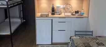 Cozy studio at the foot of the slopes with balcony and bunk beds - La Joue du Loup