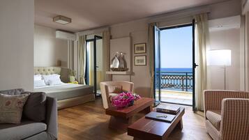Suite, 1 camera da letto, vista mare | Culle/letti per bambini (gratuiti), Wi-Fi gratuito, lenzuola
