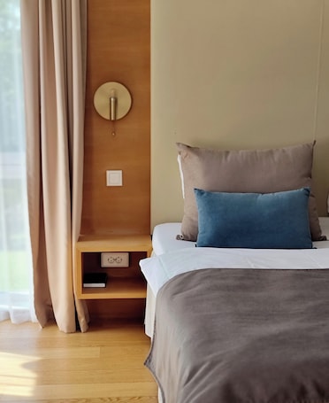 Sistema de insonorización, tabla de planchar con plancha y wifi gratis . Hotel Karljohansvern, Sjømilitære Samfund