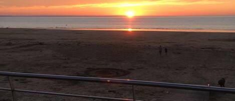 Uitzicht op strand/zee