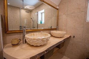 Shower, hair dryer