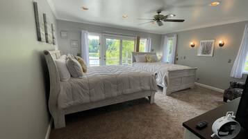 4 bedrooms, iron/ironing board, free WiFi, bed sheets