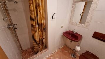 Shower, toilet paper