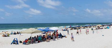 Beach nearby, sun-loungers