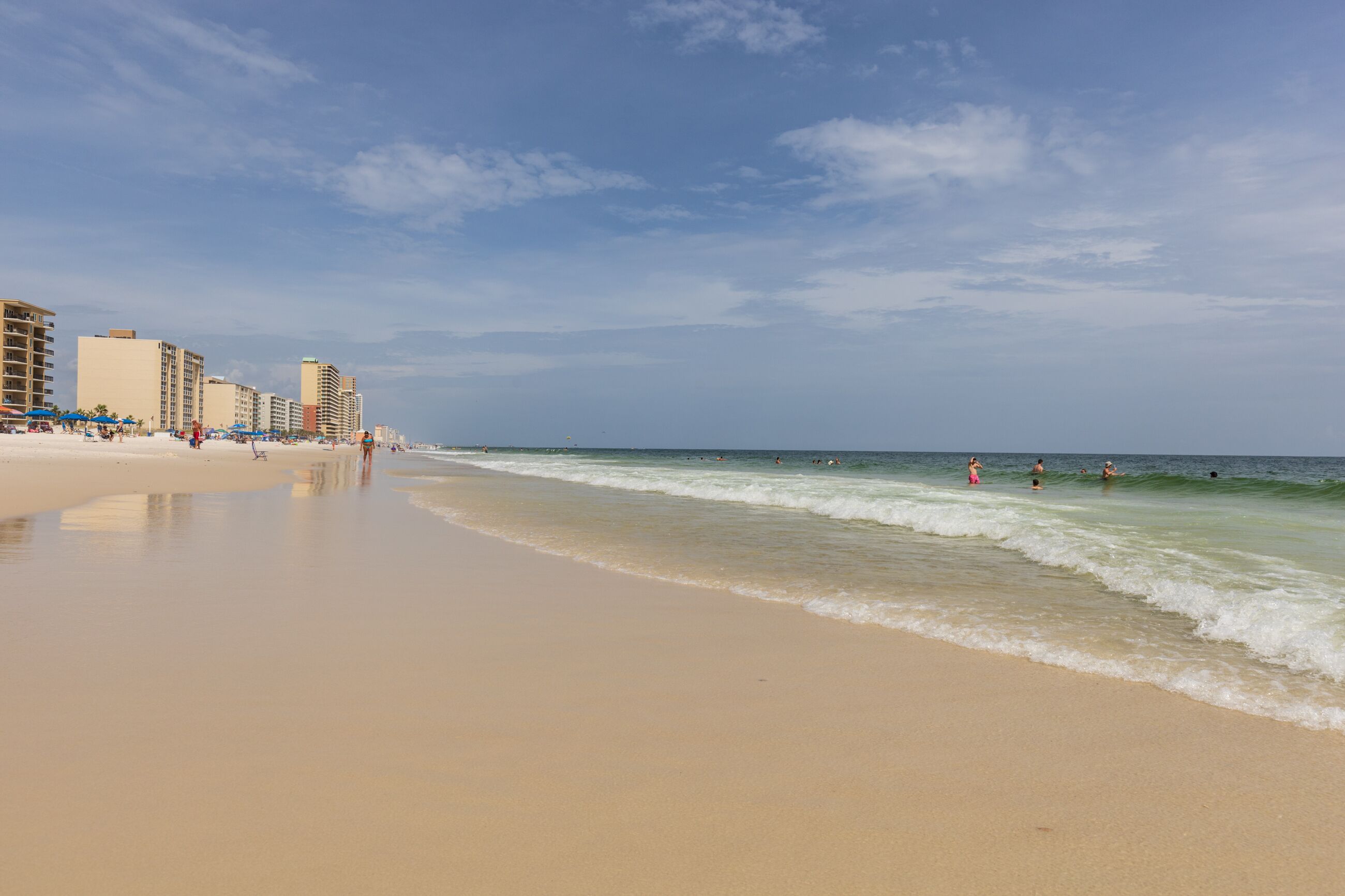 Platja a a prop i gandules de platja 