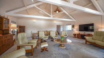 TV, fireplace, DVD player