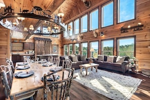 Interior - Private Lake- Amazing Views -2 Acres - Lux Cabin (Sevierville)
