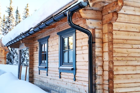 Exterior detail. Mountain cabin Ull Oviksfjällen, 4 people