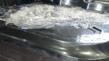 Indoor spa tub