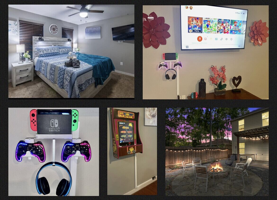 ⛺️CozyCampfireBackyard⛺️Glam King|PC 💻🖨|Sleeps 12🔥