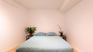 2 slaapkamers, een bureau, een strijkplank/strijkijzer, gratis wifi