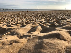 On the beach