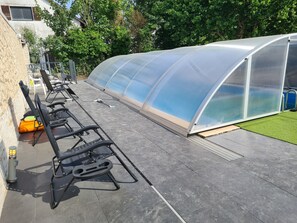 Terrace/patio - B - Fafa Home Hof With Pool (Essen)