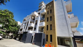 Majoituspaikan julkisivu