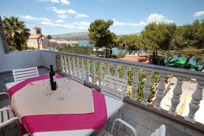 Apartment, Multiple Beds | Balcony - Large Apartment w. big Terrace, Next to the Beach (Trogir)