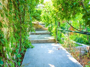 Apartment, 1 Queen Bed with Sofa bed | Property grounds - Romantic Apartment With big Garden and Grill (Postira)