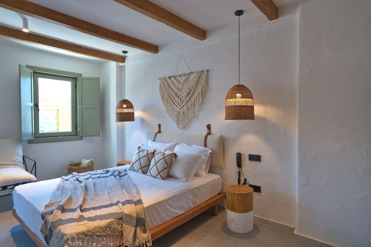 Design kamer, uitzicht op stad | Luxe beddengoed, Select Comfort-bedden, een minibar
